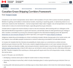 Canadian Green Shipping Corridors Framework