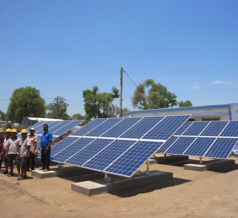 Image of solar plant at Itofaka, Madagascar