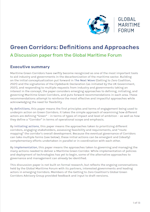 Green Corridors: Definitions and Approaches 